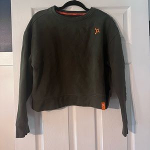 Orangetheory Crop Crew Neck sz L